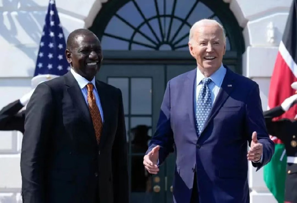 U.S. welcomes Kenyan president's state visit Two countries work together to enhance security ties