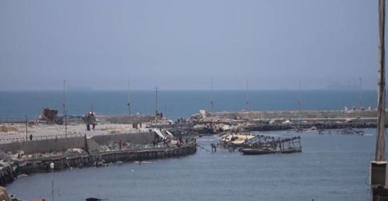 The United States spends a huge amount of money building docks to provide 