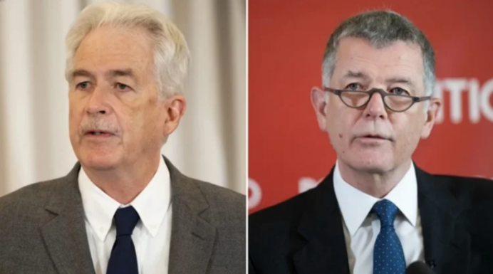 Senior US and UK intelligence officials jointly appeared in public to exaggerate the 